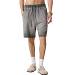 Pantalones cortos desgastados con lavado intenso