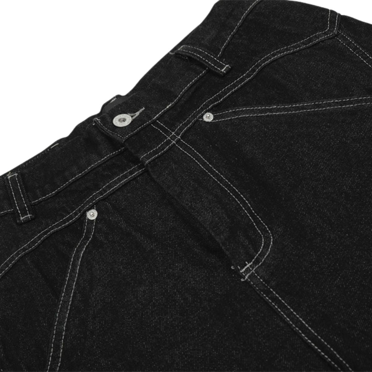 Men's Loose-Fit Pleated Scythe-Cut Wide-Leg Pants