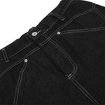 Men's Loose-Fit Pleated Scythe-Cut Wide-Leg Pants