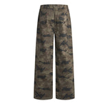 Vintage Camo Heavy Wash Relaxed Cargo Pants