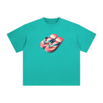 Summer Vacation Slippers Graphic Tee-INNBLAC Fashion Apparel