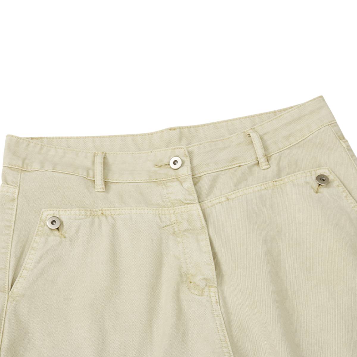Minimalist Spliced Relaxed Athletic Pants