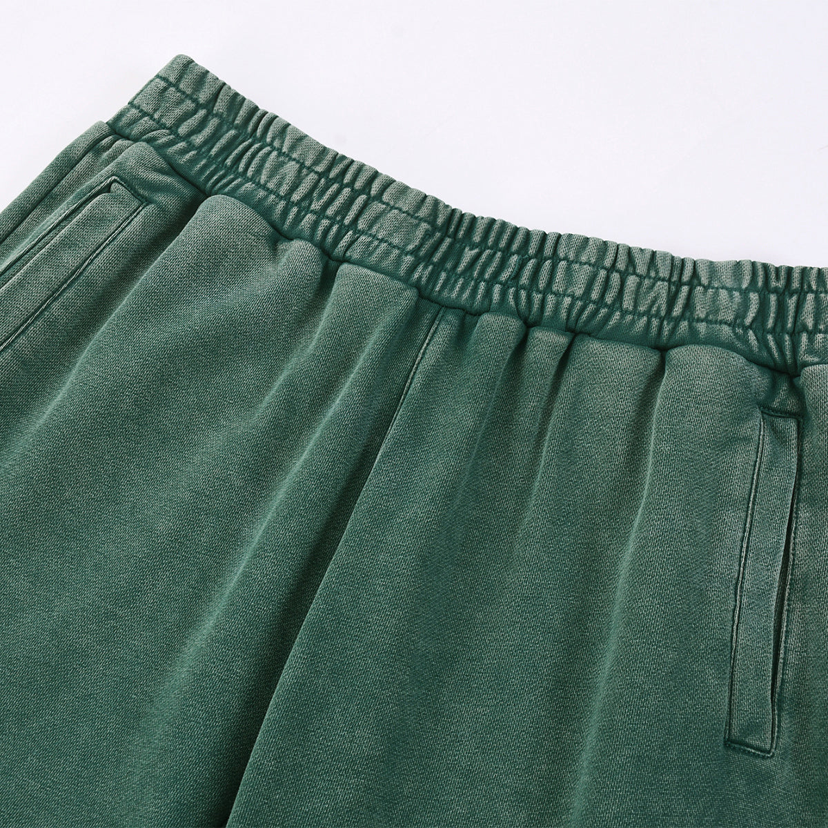 Acid Washed Cotton Baggy Joggers