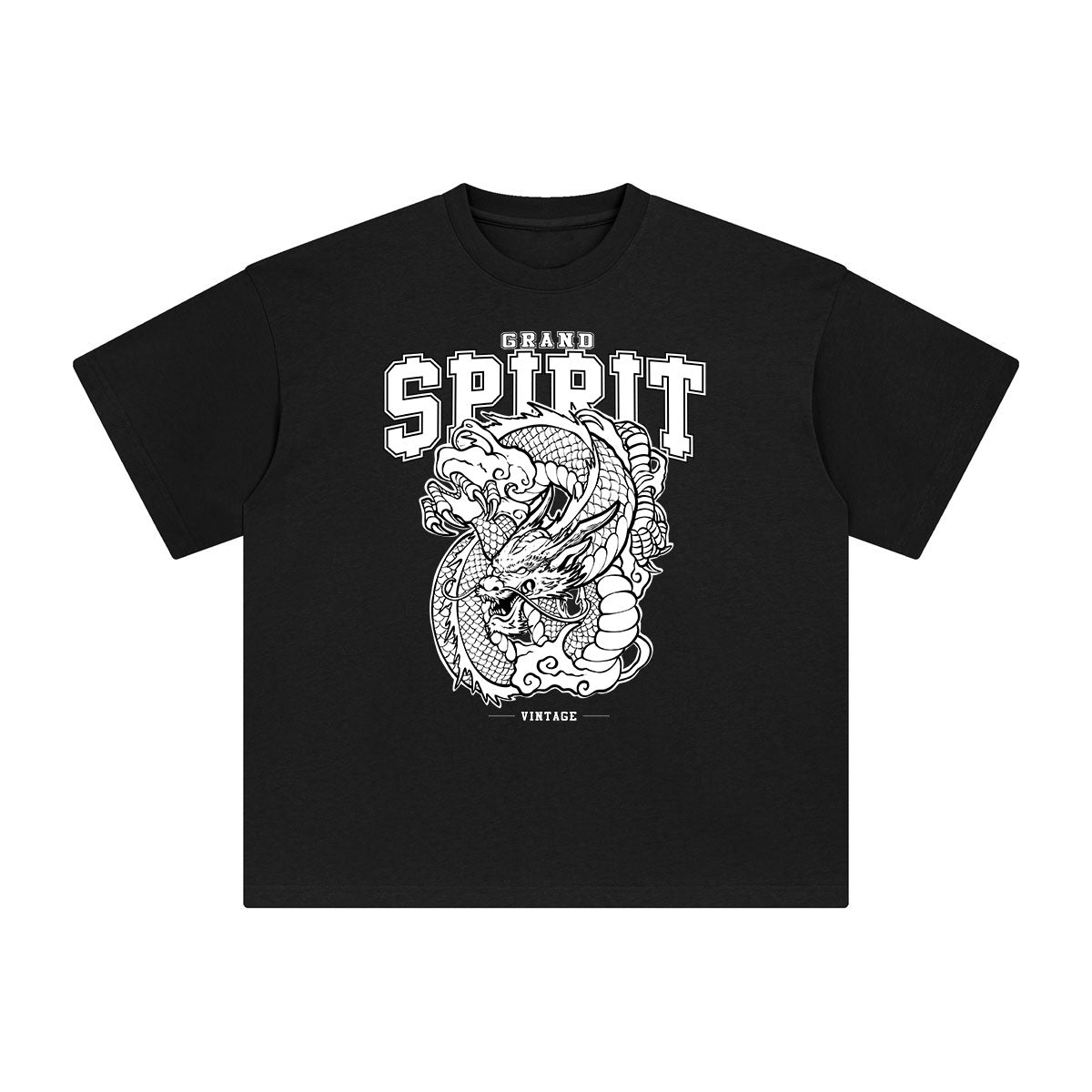 Grand Spirit Dragon Graphic Tee-INNBLAC Fashion Apparel