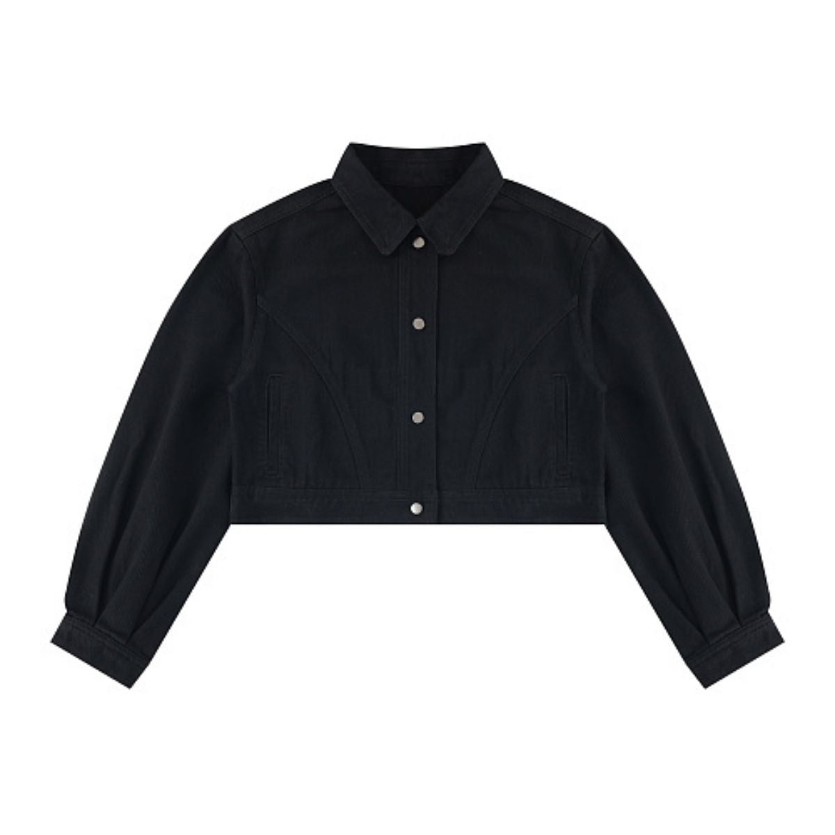 420G Vintage Cropped Slim Fit Denim Jacket
