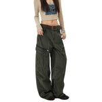 Zip Utility Wide Leg Cargo Pants