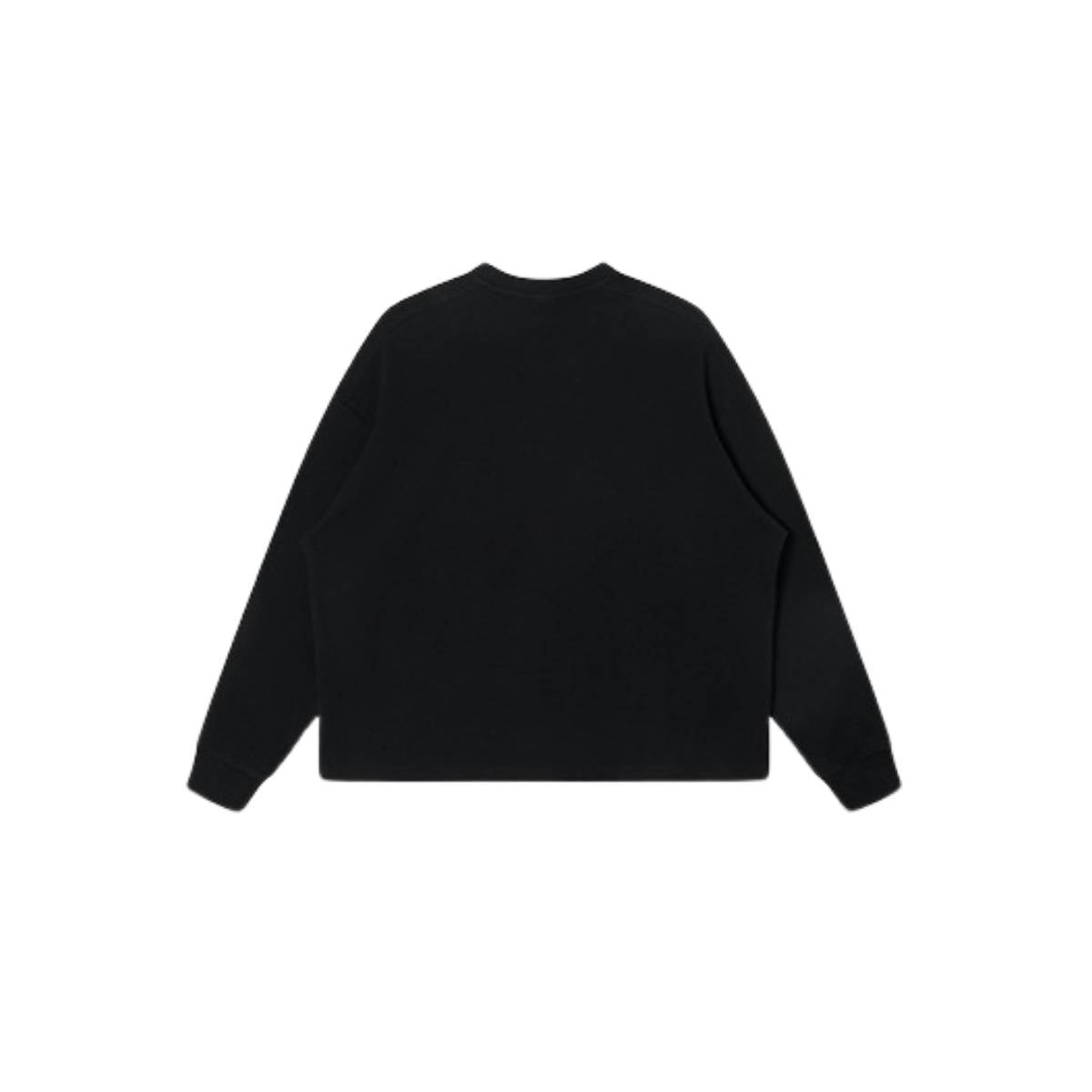 Sudadera desgastada lavada con ácido
