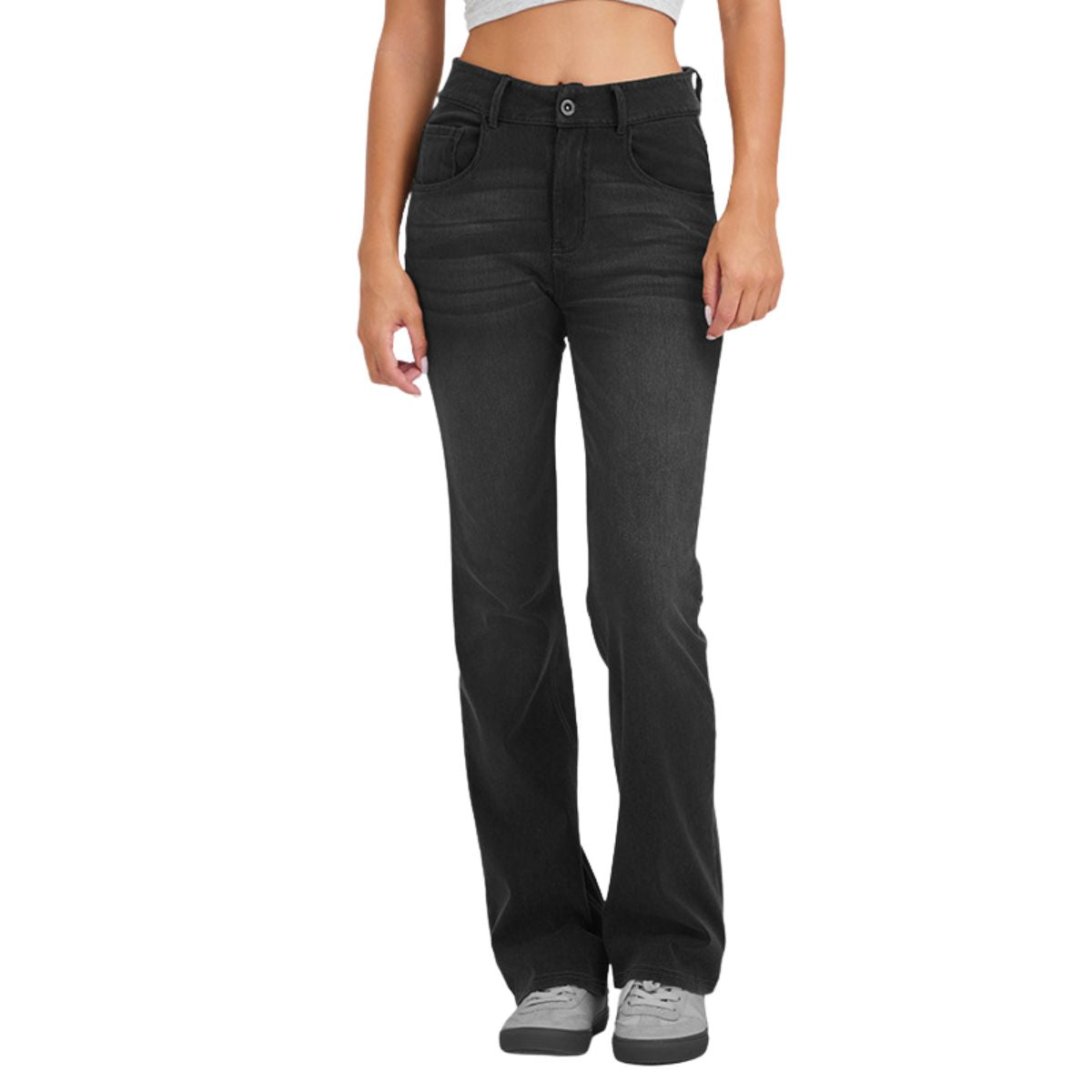 High‑Waisted Butt‑Lifting Whiskered Fitness Casual Pants With Pockets