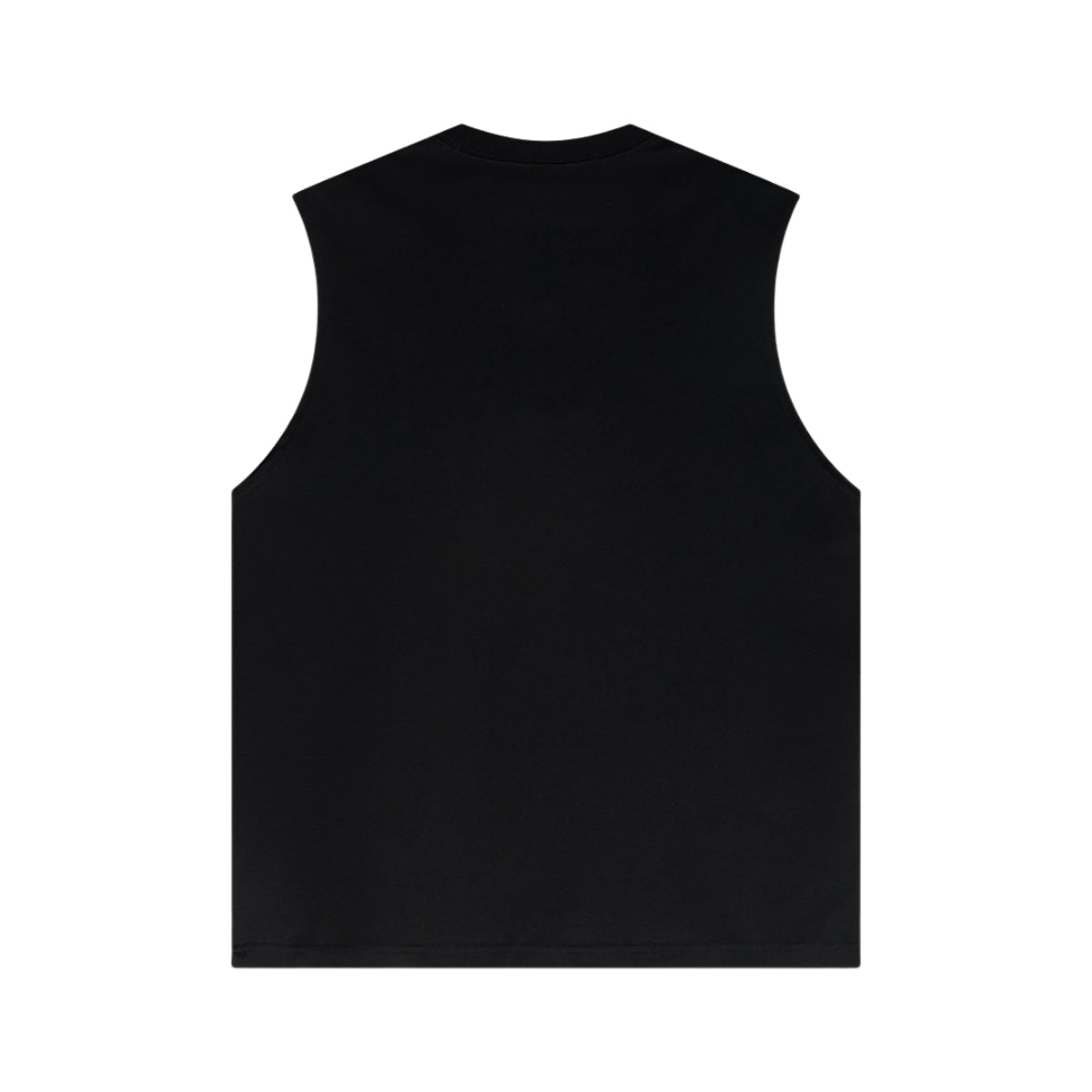 Panelled Back Seam Sleeveless T-Shirt
