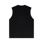 Panelled Back Seam Sleeveless T-Shirt