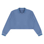 410G Heavyweight Cotton Cropped Sweatshirt | Coverstitch Detail Street Pullover