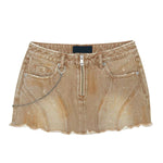 Wild Cowboy Denim Mini Skirt