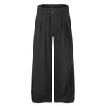 Quiet Luxury Pleated Wide-Leg Trousers