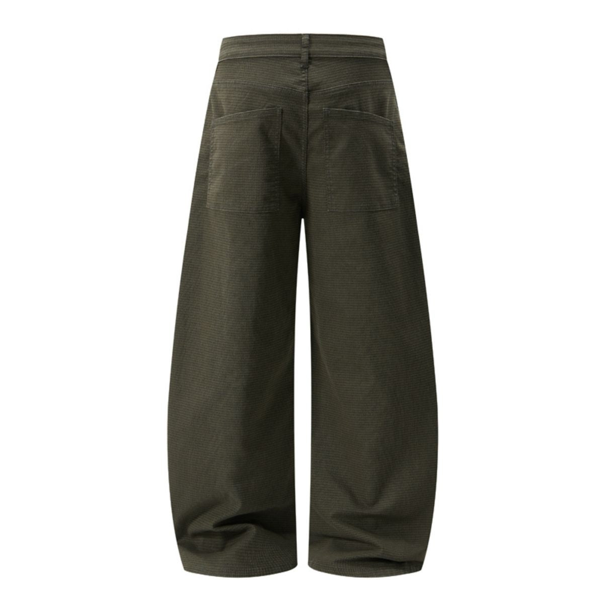 Seam‑Panel Balloon Wide Leg Trousers