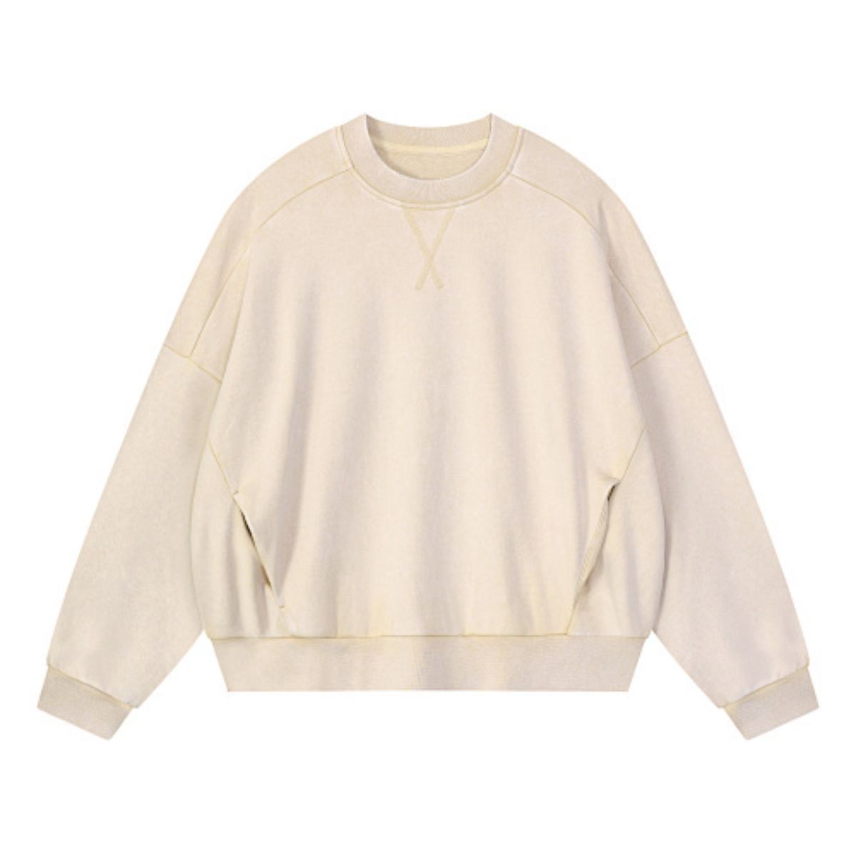 380G Heavyweight Vintage Wash Relaxed Fit Crewneck Sweatshirt