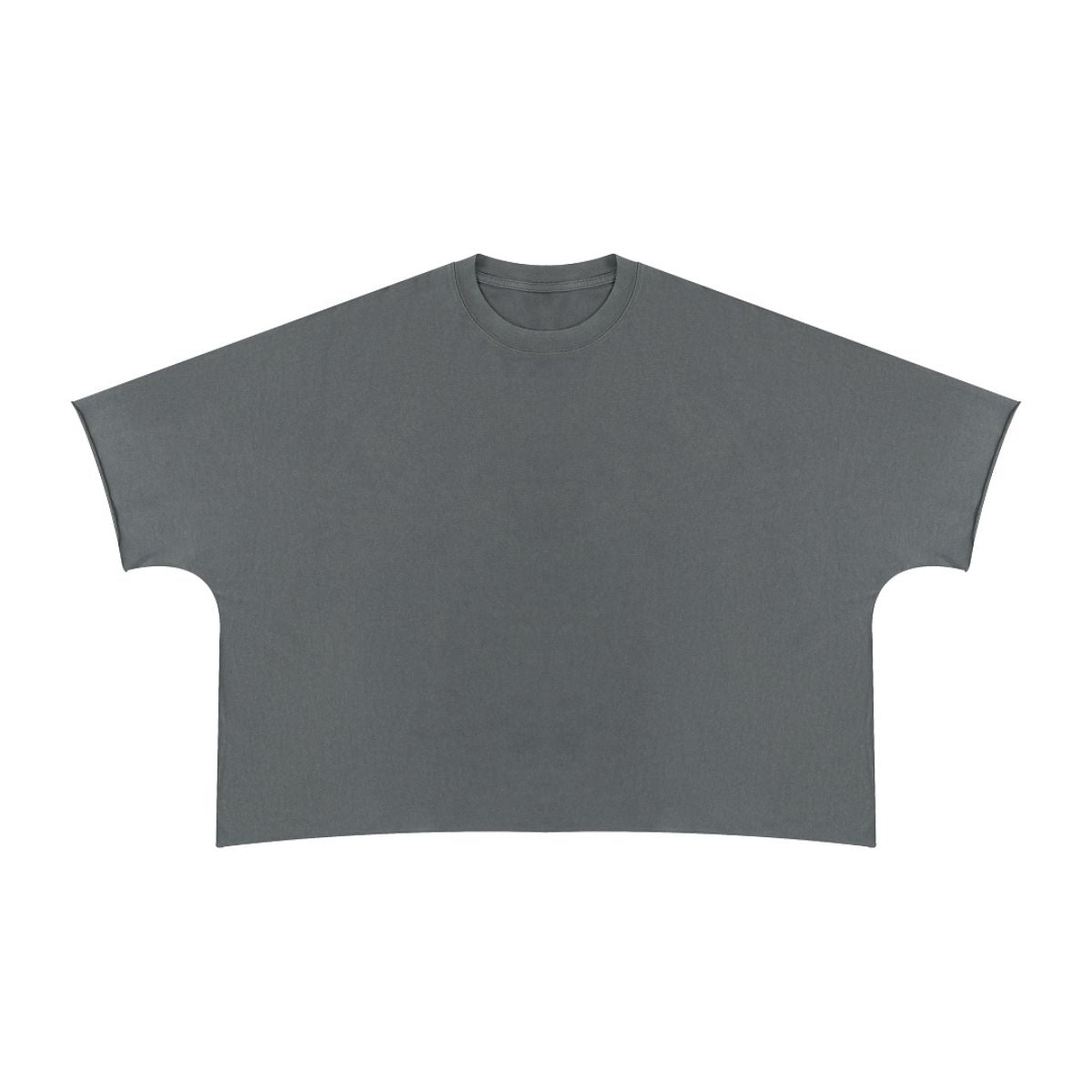 Washed Boxy Cropped Raglan Tee