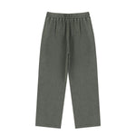 Waffle Texture Relaxed Fit Casual Pants