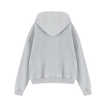 Women's Heavyweight Snow Wash Cropped Long Sleeve Hoodie