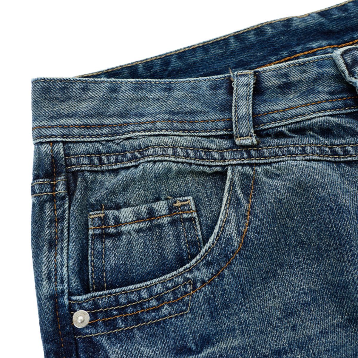 Vintage Washed Wide Leg Jeans