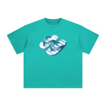 Summer Vacation Slippers Graphic Tee-INNBLAC Fashion Apparel