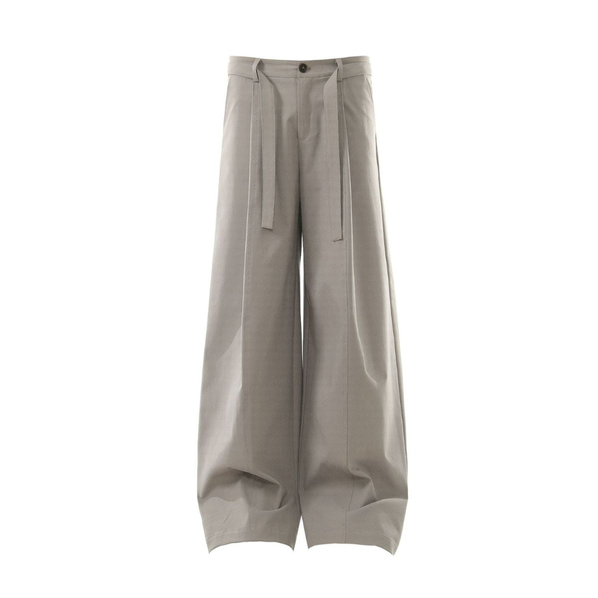 Old Money Draped Barrel Leg Trousers