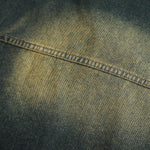 Shorts vaqueros con mariposas bordadas y adornados con perlas