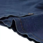 Minivestido camisero de mezclilla con cinturón y botones al frente