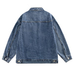 Japanese Heavyweight Retro Washed Loose Denim Jacket