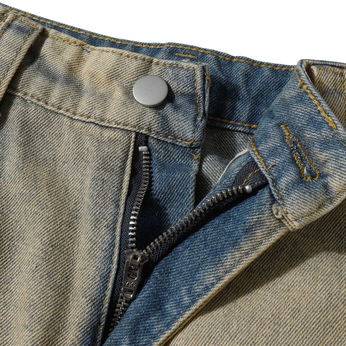 Smoke Rise Muddy Washed Barrel-Leg Jeans