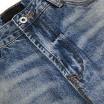 Men's Punk Washed Loose Straight Denim Pants Vintage Casual