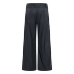 Vintage High Street Pleated Wide-Leg Draped Trousers