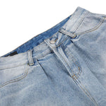 Vintage Distressed Relaxed Denim Shorts