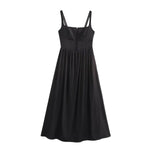 Falda vaquera con bordado de perlas y lavado vintage