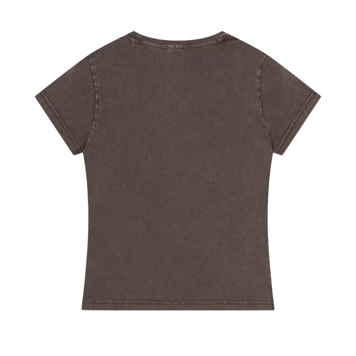 Snow Washed Peruvian Cotton Slim Fit Y2K Tee