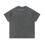 340G Vintage Wash Waffle Knit Relaxed Fit T-Shirt