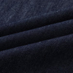 Puff sleeve Smocked Denim Midi Dress