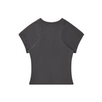 Academia Style Soft Daily Wear Stretch Tee