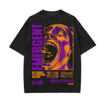 Scream Face Streetwear Brutalism Graphic Tee-INNBLAC Fashion Apparel