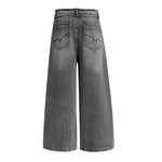 Vintage Washed Distressed Baggy Denim Jeans