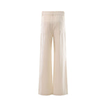 Old Money Lyocell Linen Blend Wide Leg Trousers