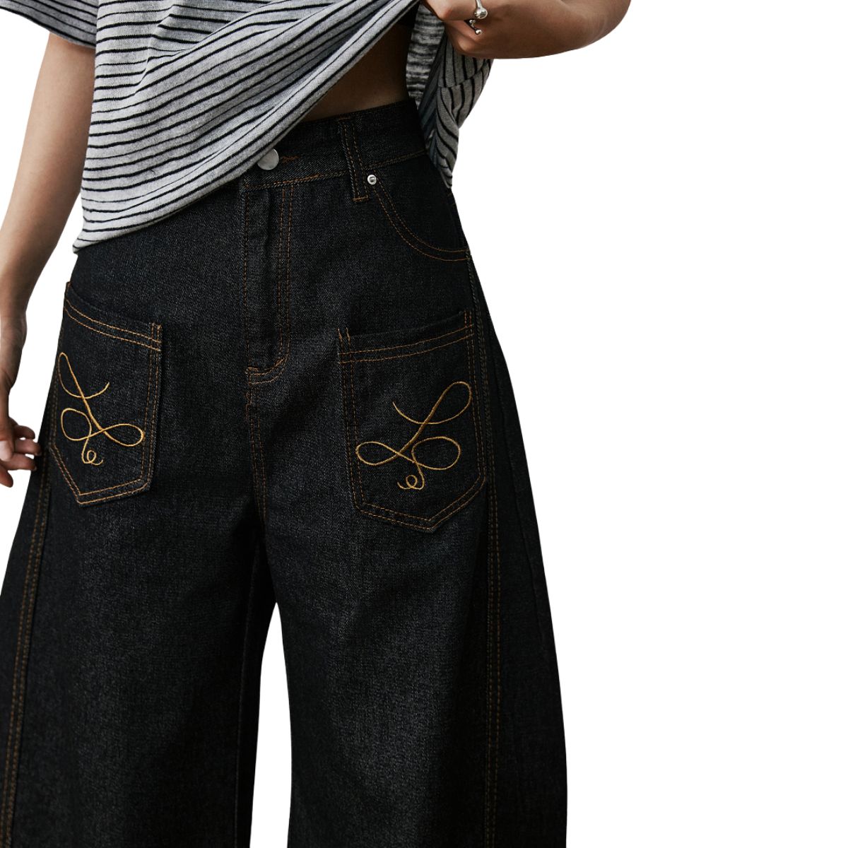 Bermudas con lavado vintage y salpicaduras de tinta