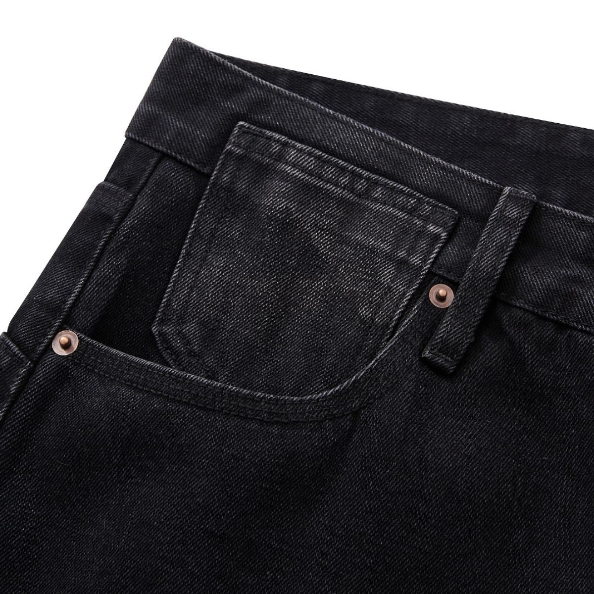 Vintage Distressed Gradient Wide Leg Jeans