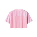 Cyber-Grunge Distressed Cutout Y2K Cropped Top