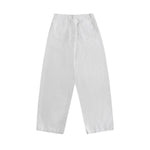 High Waist Structured Seam Relaxed Draped Wide Leg Pants
