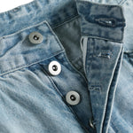 Light Wash Ghost Claw Baggy Wide Leg Denim Jeans