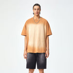 Stone-Washed Faded Cotton Tee 7.5oz