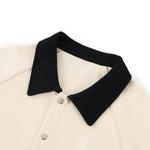 Vintage Washed Colorblock Relaxed Fit Polo T-Shirt