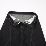 Vintage Washed Paneled Barrel-Leg Baggy Jeans