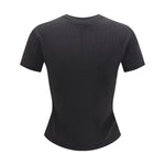 Women’s Retro Wash Fitted Stand Collar Tee