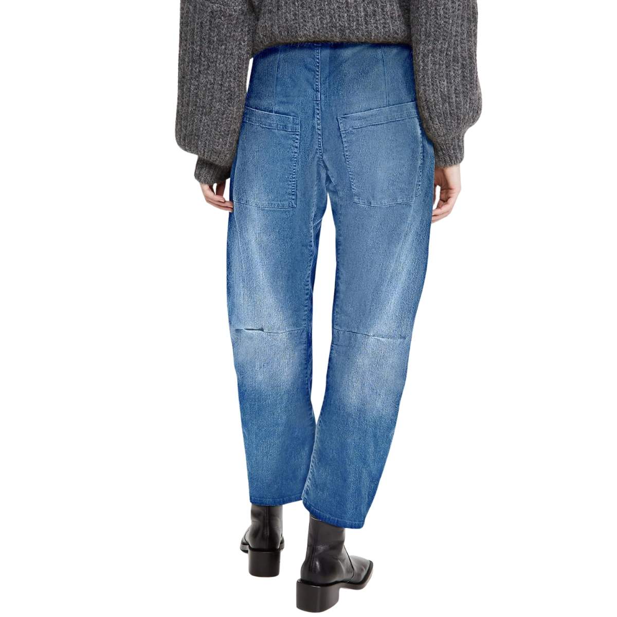Vintage High Waisted Barrel Jeans